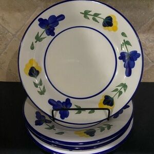 Dansk San Nicolo Dessert Pie Plates 8 1/4 in - Set of 4 EUC